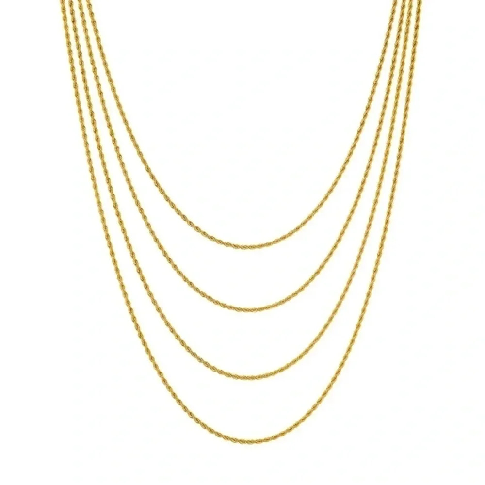 Gold Chain Link Layered Chunky Necklace Brand New
Brand New
Stainless Steel - Picture 1 of 4